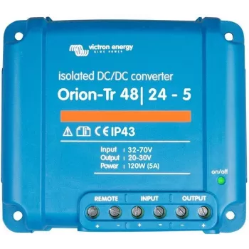 Conversor DC-DC Victron Energy Orion-Tr 48/24-5A 120W – entrada 48V para saída 24,2V, 5A