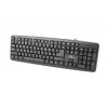 Teclado Esperanza TKR101 Office USB QWERTY inglês, russo preto