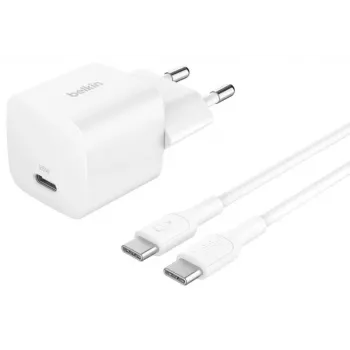 Fonte de alimentação Belkin BoostCharge WCA012KQ1MWH-B6 25W PD 3.1 PPS USB-C