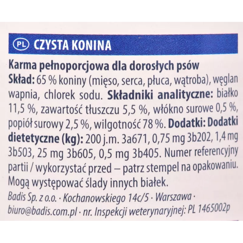 animonda GranCarno Single Protein carne de cavalo comida húmida para cães, 400 g