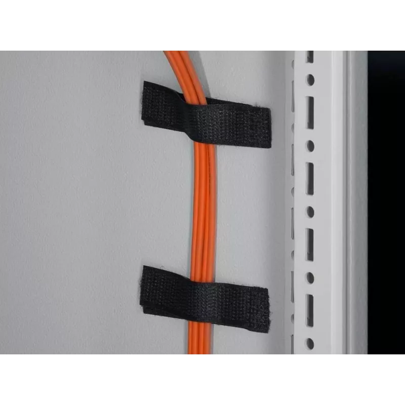 Organizador de cabos Rittal 7111.350 preto largura 16 mm profundidade 70 mm