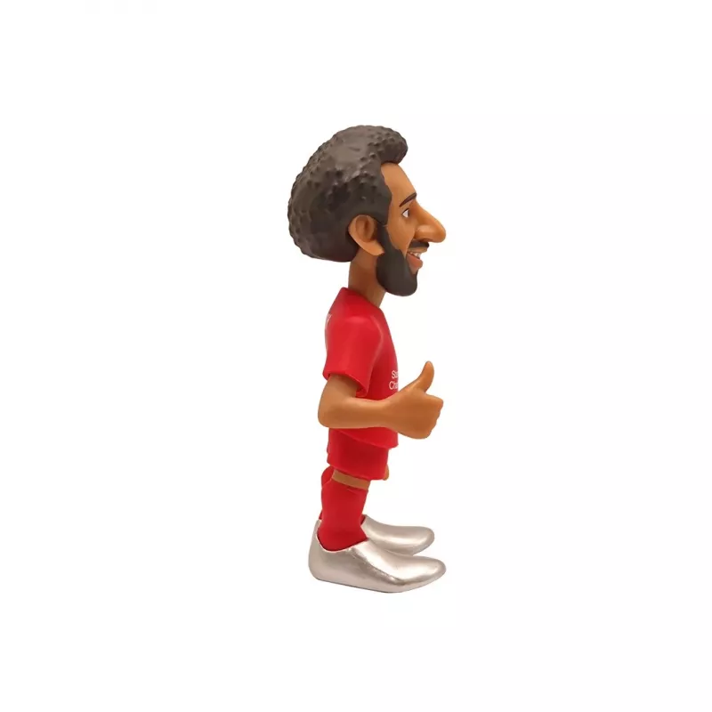 Figura de coleção MiniX Liverpool – Mohamed Salah, modelo MiniX 11117, estatueta miniatura de jogador