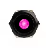 Botão antivandalismo DimasTech 25mm Blackline Dot RGB (PD224) botão de pressão resistente a vandalismo
