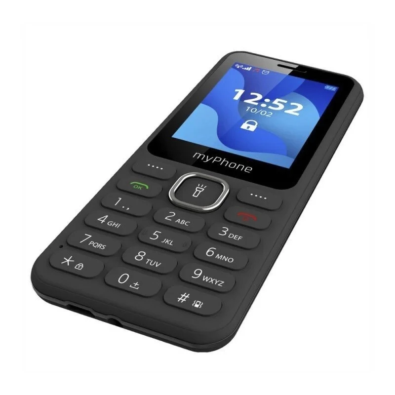 Telemóvel MYPHONE myPhone 6320, ecrã de 2,4 polegadas, Dual-SIM, 1000 mAh, Bluetooth, rádio FM, preto