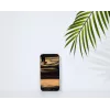 Capa para telemóvel man and wood para iPhone XR — parte traseira em madeira ébano branco, capa protetora