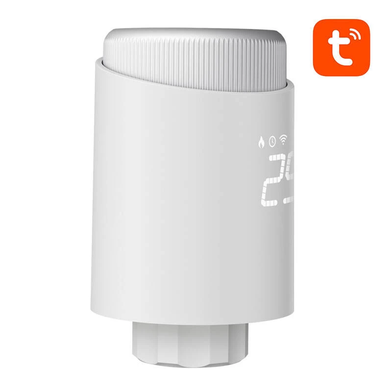 Válvula termostática de radiador Avatto TRV10 Zigbee Tuya controlo sem fios, TRV inteligente