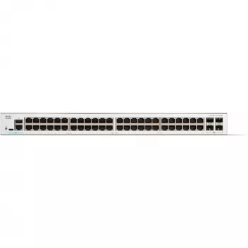 Switch gerido Cisco Catalyst 1300-48T-4X, 48 portas GE, 4x10GE SFP+, Limited Lifetime Protection (C1300-48T-4X)