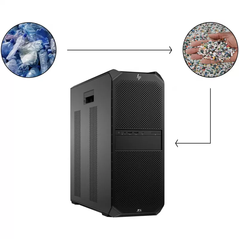Estação de trabalho HP Z6 G5 A - Torre - 4U - 1 x Ryzen ThreadRipper PRO 7955WX / 4.5 GHz - RAM 64 GB - SSD 2 TB - HP Z Turbo Drive, NVMe, TLC - sem gráfica
