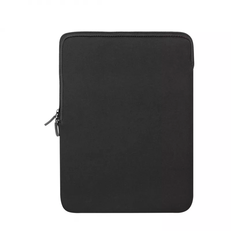 Manga antichoque RIVACASE 5221 para MacBook 13, vertical, preta, fecho de correr duplo
