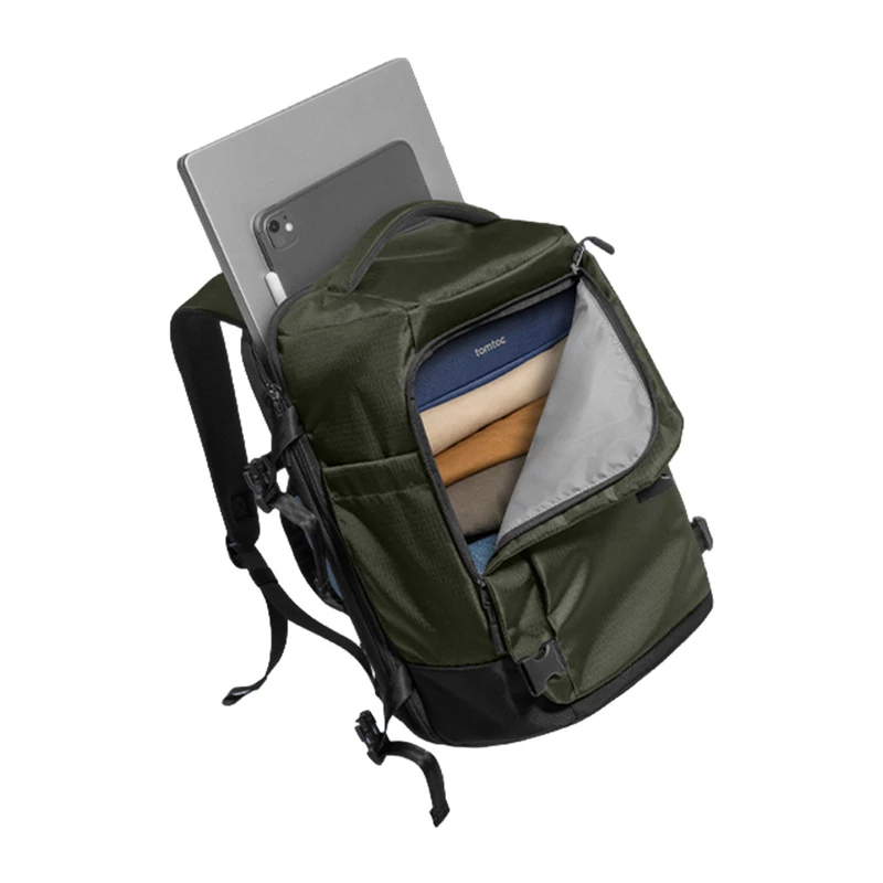 Mochila de viagem Tomtoc Navigator-T66 Liteway (verde)