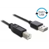Cabo USB DeLOCK 2 m USB 2.0 A - B macho/macho