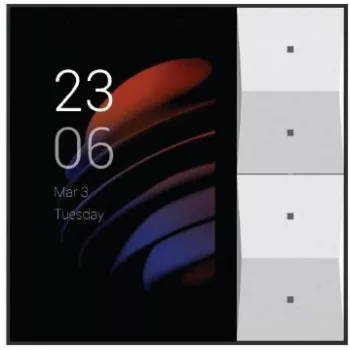 Painel de toque com fios e sem fios Akuvox HyPanel Lite ecrã de 8,31 cm