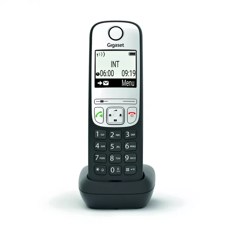 Telefone analógico/DECT Gigaset A690HX identificação de chamadas preto, prateado