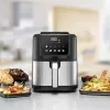 Fritadeira de ar quente Rommelsbacher FRH 1500 — 5 L, 1500 W, aço inoxidável/preto