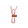 Cabo USB Tellur TLL155281 USB 2.0 1 m USB A USB C rosa-ouro