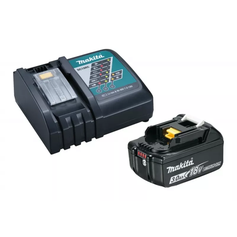 Makita 191A24-4 Energy Kit conjunto, bateria BL1830B + carregador DC18RC