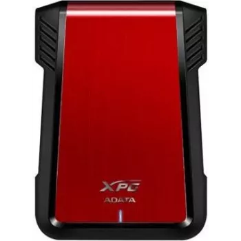 Caixa para HDD/SSD ADATA EX500 preta, vermelha 2,5 polegadas