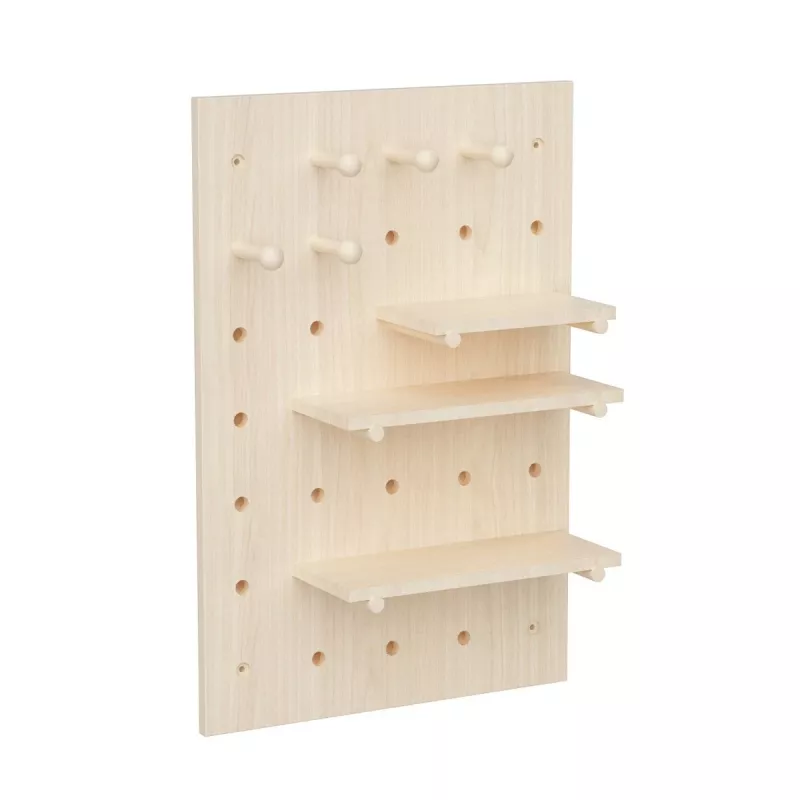 Maclean MC-130 WD painel organizador de madeira, 40x60 cm, máx. 20 kg