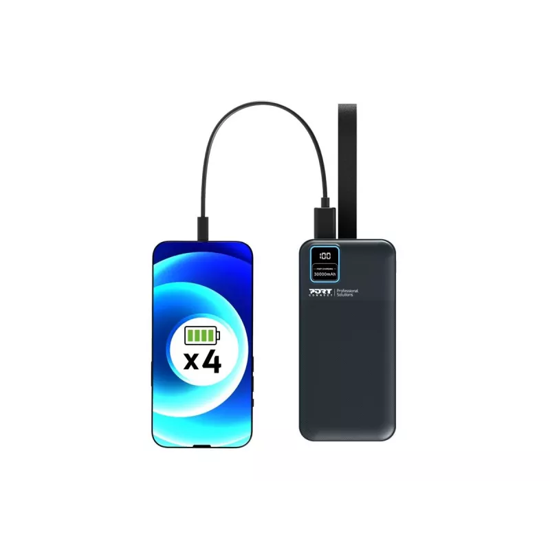 Carregador portátil Port Designs 907003 30000 mAh