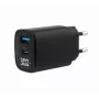 Carregador móvel Gembird TA-UC-PDQC30LCD-BK-01 carregamento rápido preto