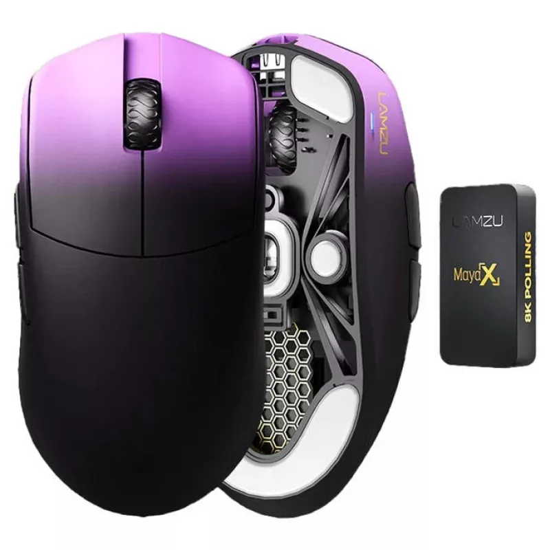 Rato gaming Lamzu Maya X – Purple Shadow