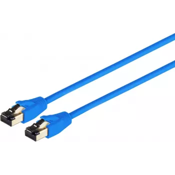 Cabo de rede S/CONN 08-41041 azul 3 m Cat8.1 F/FTP
