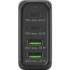Carregador Goobay 64817 para dispositivos móveis auscultadores - smartphone - tablet preto carregamento rápido AC interior (64817)