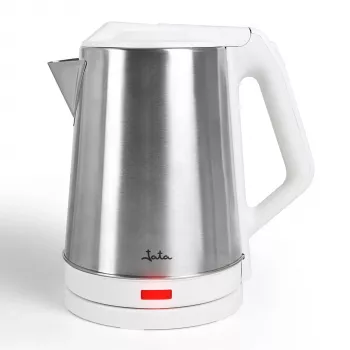 Chaleira elétrica JATA 2 L 1500 W aço inoxidável branca