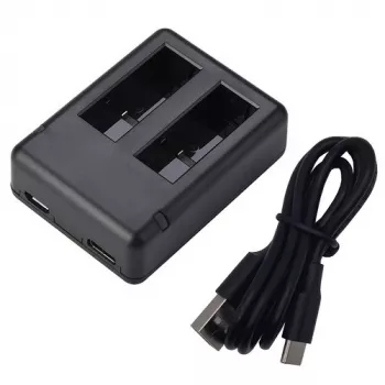 Carregador GOPRO AHDBT501, AHDBT801, duplo