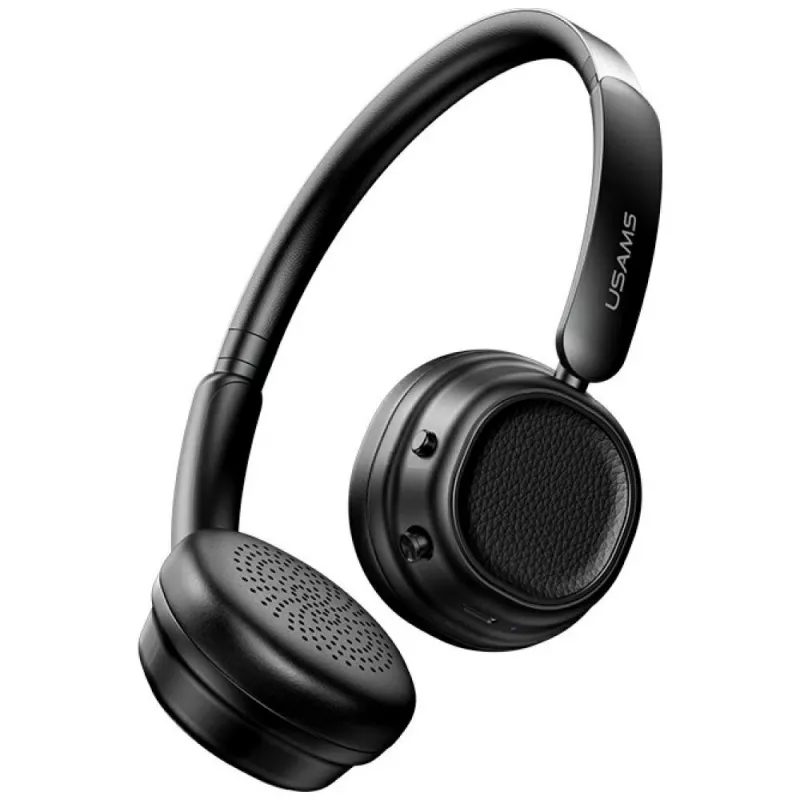 Auscultadores Bluetooth 5.3 Usams SR01 ANC preto