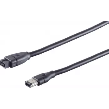 Cabo Firewire ShiverPeaks AK FW 9P-6P 1,8–2,0 m, ligação de 9 pinos para 6 pinos IEEE 1394