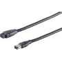 Cabo Firewire ShiverPeaks AK FW 9P-6P 1,8–2,0 m, ligação de 9 pinos para 6 pinos IEEE 1394