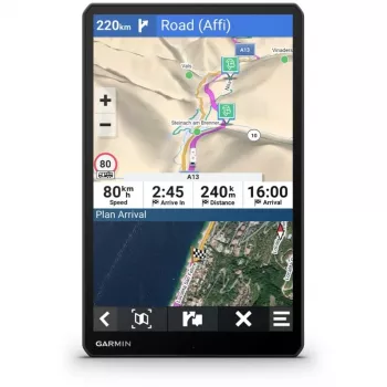 Sistema de navegação Garmin 1095 Fixo 25,6 cm (10.1 ) Ecrã tátil TFT 554 g preto (010-02749-10)