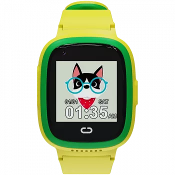 Relógio infantil CANYON Sunny KW-48 vídeo 4G GPS jogos e música Verde