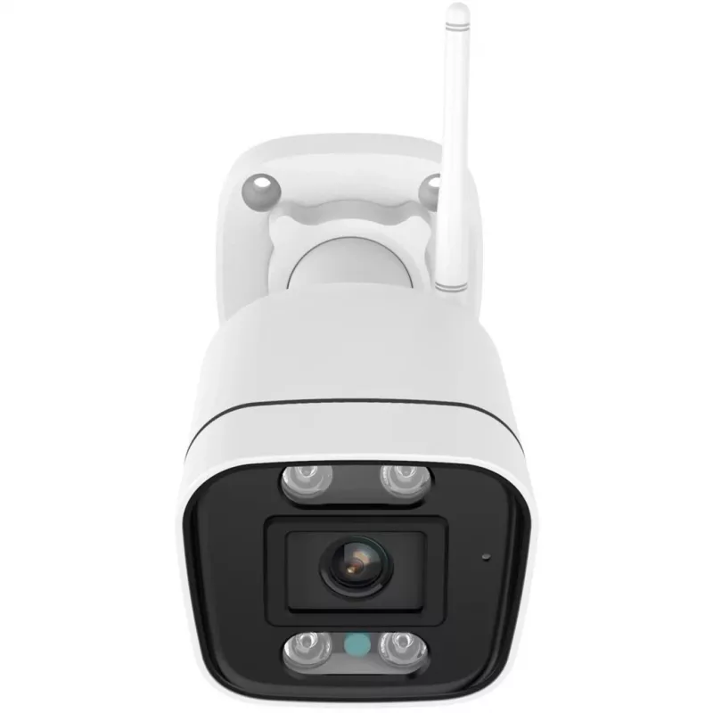 Câmara de vigilância Wi-Fi Foscam V8P Branco 8MP (3840x2160), Wi-Fi dual-band, projetor integrado e sirene de alarme (V8P-W)