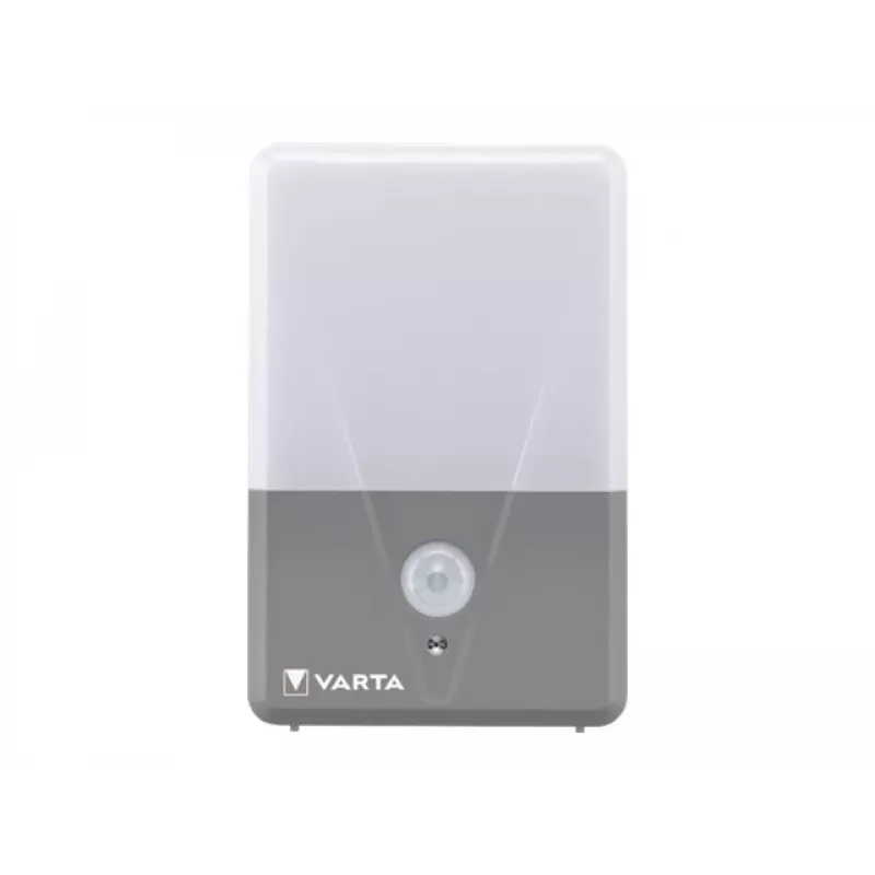 Lâmpada com detetor de movimento exterior Varta 16634101421 — a pilhas, 3×AAA, resistente às intempéries