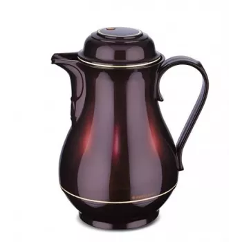 Garrafa isotérmica ROTPUNKT 330-16-04-0 1 L, vermelho cereja, mantém quente 24 h, frio 36 h