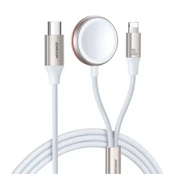 Cabo de carregamento Joyroom USB-C para Lightning 2-em-1 S-IW011 1,5 m para Apple Watch