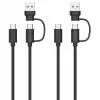 Cabo USB 3.2 Gen 1 (3.1 Gen 1) Speedlink SL-460101-BK, 3 m, USB A/USB C para USB C, preto