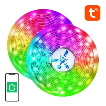 Fita de luz LED NiteBird SL3 da gosund | nitebird — Smart WiFi RGB, 2×5 m, Tuya