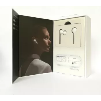 Headset móvel Huawei FreeBuds binaural in-ear branco (55030236)