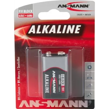 Pilha Ansmann 9V E-Block alcalina