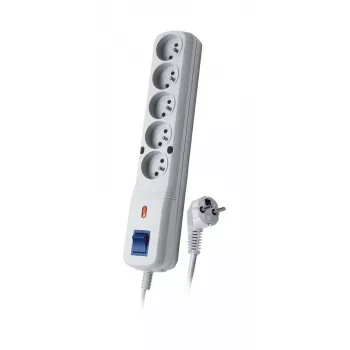Protetor de sobretensão LF-530WA, 3L EMI/RFI, 1,5 m, cinzento