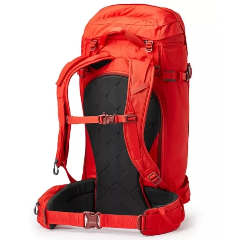Mochila de caminhada Gregory Targhee M/L 45 l vermelho
