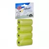 Sacos de dejetos Trixie Lemon Scented M — 20 unid. por rolo, 4 rolos (80 sacos), plástico amarelo