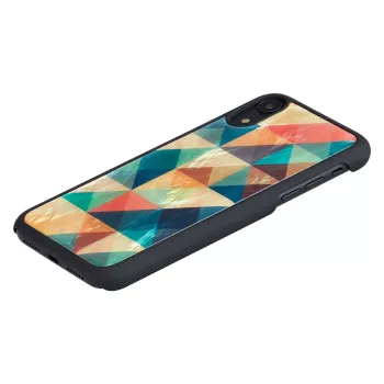Capa para smartphone iKins para iPhone XR — Mosaic preta capa de proteção