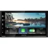Recetor multimédia para automóvel Kenwood DMX7722DABS 2 DIN, ecrã tátil de 6,8 polegadas, DAB+, CarPlay e Android Auto sem fios, Wi-Fi, Bluetooth, 4x50 W, preto