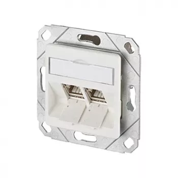 METZ CONNECT 130B12D21102-E - RJ-45 - 6a - -40 - 70 °C - Branco - Acrilonitrilo-butadieno-estireno (ABS) - Zinco - GHMT - CE