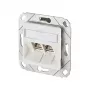 METZ CONNECT 130B12D21102-E - RJ-45 - 6a - -40 - 70 °C - Branco - Acrilonitrilo-butadieno-estireno (ABS) - Zinco - GHMT - CE
