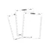 Inserção para porta-nomes Durable 1456-02 60x90 mm branco